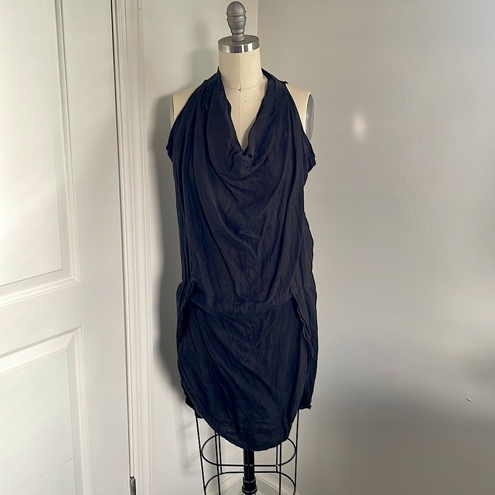 Marcella Moda Linen Tunic Top